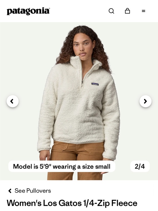 Patagonia Tops - Patagonia Cream Women's Los Gatos 1/4-Zip Fleece 🏔️